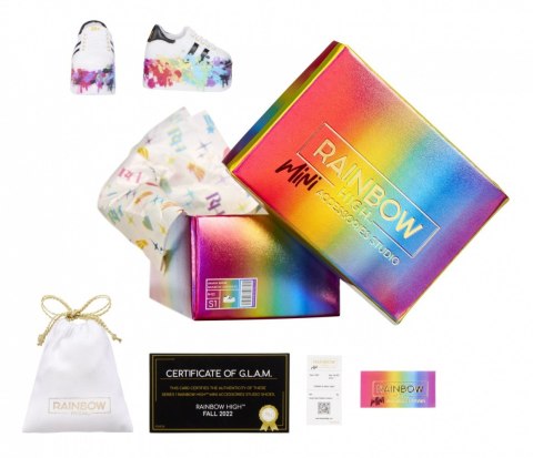 Akcesoria rainbow high buty display 27 sztuk