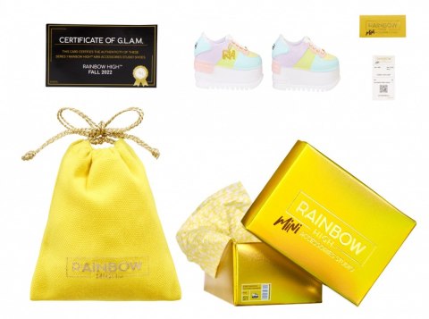 Akcesoria rainbow high buty display 27 sztuk