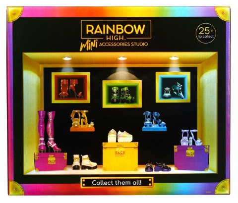 Akcesoria rainbow high buty display 27 sztuk