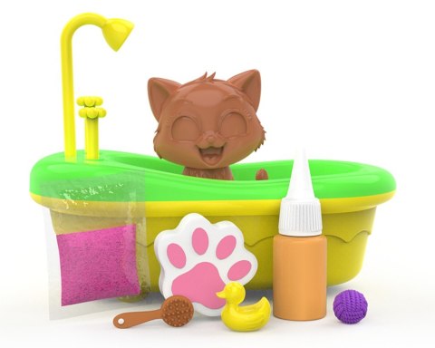 Figurka brudaski w kąpieli kotki zestaw Łazienka, tytus