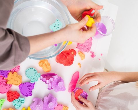 Masa plastyczna misiolina 60g 1 foremka czerwona