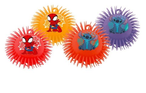 Piłka kudłata spidey, stitch 1 sztuka