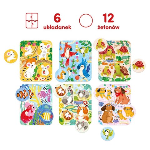 Puzzle myszka i przyjaciele
