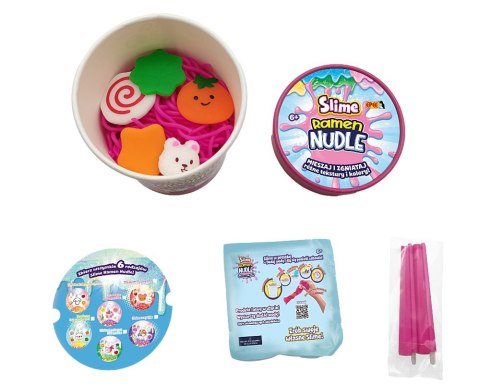 Slime ramen nudle dyniowy szczeniaczek