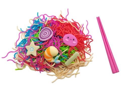 Slime ramen nudle kolorowy wir
