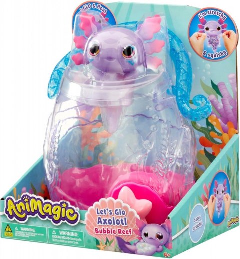 Figurka animagic lets glo axolotl bubble reef