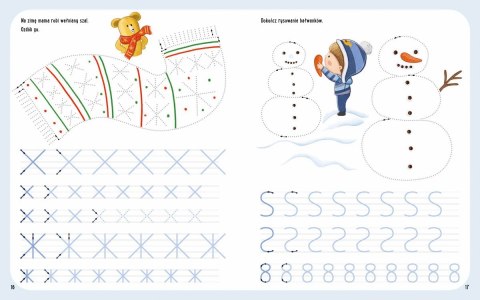 Zabawy z felusiem i guciem. Ćwiczymy wzory i szlaczki