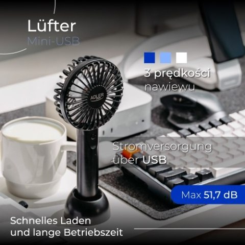 AD 7338 Wentylator przenośny na usb | mini wentylator