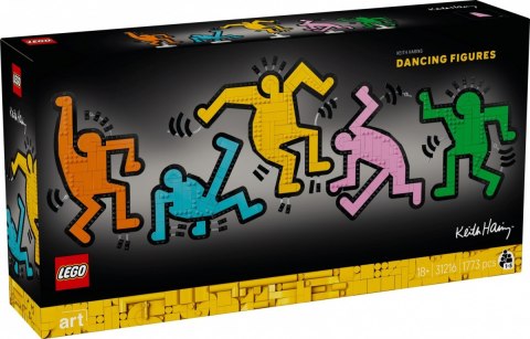 Klocki art 31216 keith haring - tańczące postacie