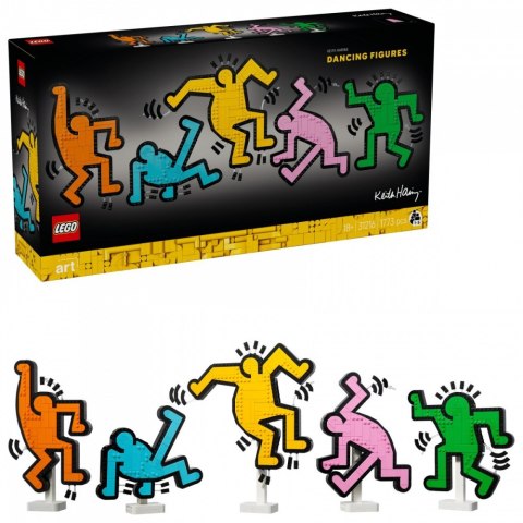 Klocki art 31216 keith haring - tańczące postacie