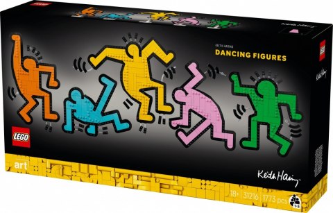 Klocki art 31216 keith haring - tańczące postacie