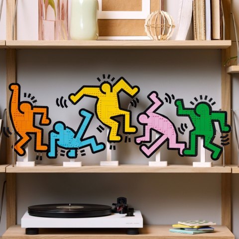 Klocki art 31216 keith haring - tańczące postacie