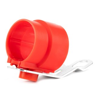 Uchwyt wtyczki przyczepy czerwony amio-04387