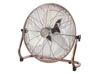 44-650# Wentylator podłogowy 18"/45cm 200w cyrkulator miedziany złoty