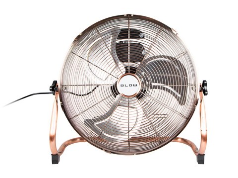 44-650# Wentylator podłogowy 18"/45cm 200w cyrkulator miedziany złoty