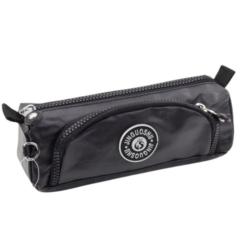 Piórnik Szkolny Funkcjonalny Dwie Kieszenie Zawieszka Mix