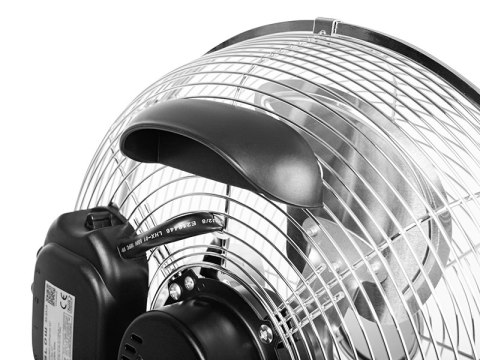 44-651# Wentylator podłogowy 12"/30cm 70w cyrkulator srebrny