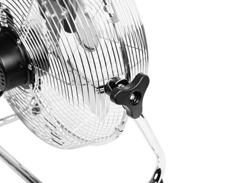 44-651# Wentylator podłogowy 12"/30cm 70w cyrkulator srebrny