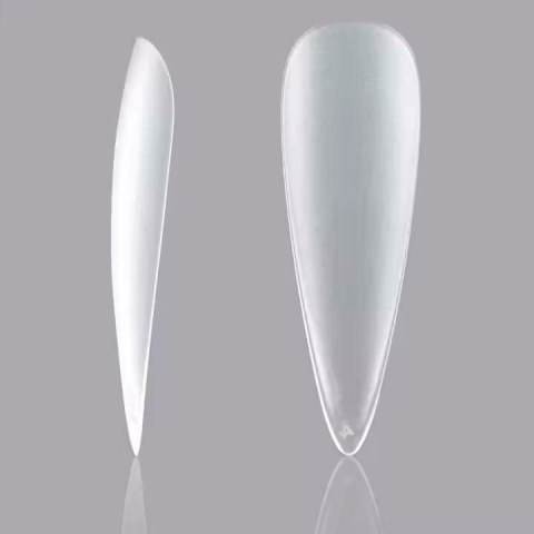 DA425 Miękkie tipsy żelowe pod żel 240szt migdał