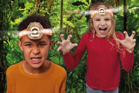 Latarka czołowa t-rex brainstorm