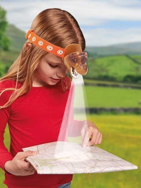 Latarka czołowa t-rex brainstorm