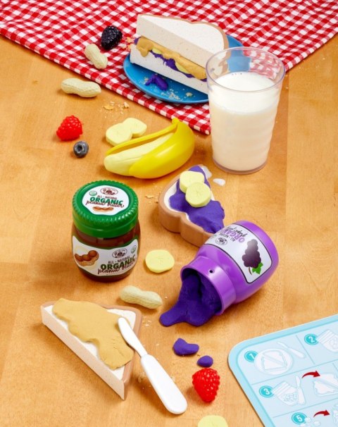 Zestaw creative chefs kanapki masło orzechowe, dżem