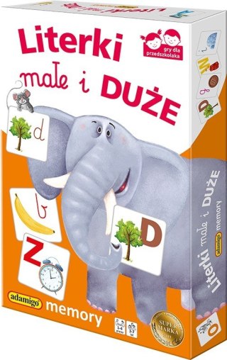 Gra memory literki małe i duże