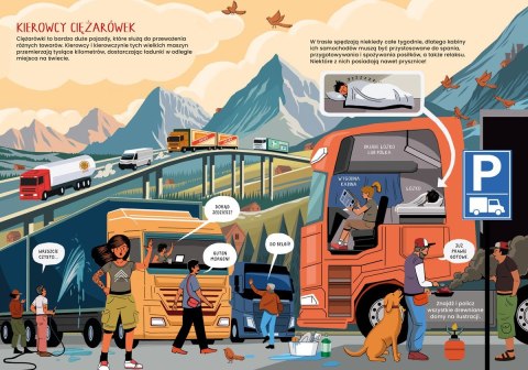 Książeczka co robią kierowcy i kierowczynie