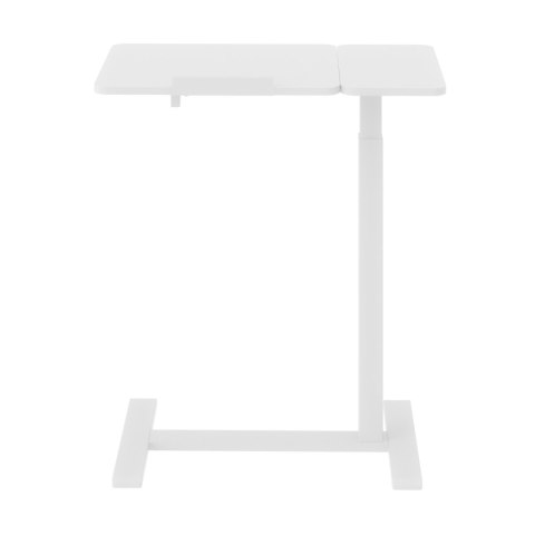 Mobilne biurko/stand na laptop Maclean, białe, regulacja wysokośc 76-109cm, max. 30kg , MC-120 W