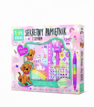 Pamiętnik secret message zwierzęta