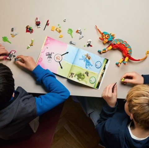 Klocki dreamzzz 71492 ognisty kameleon mateo