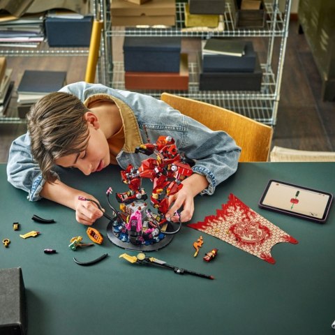 Klocki ninjago 71846 mech ognistego rycerza