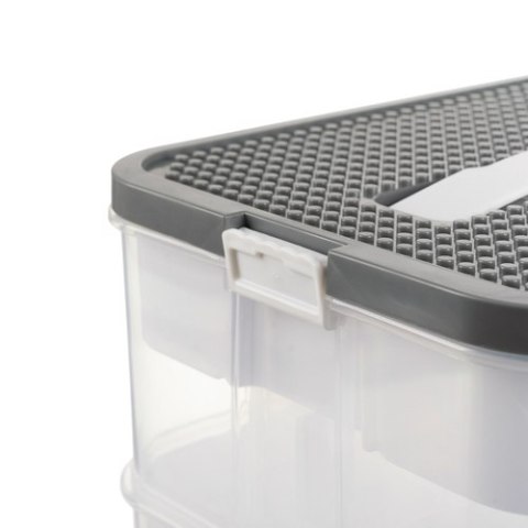 Pudełko na klocki- 2 poziomy Kruzzel 25756