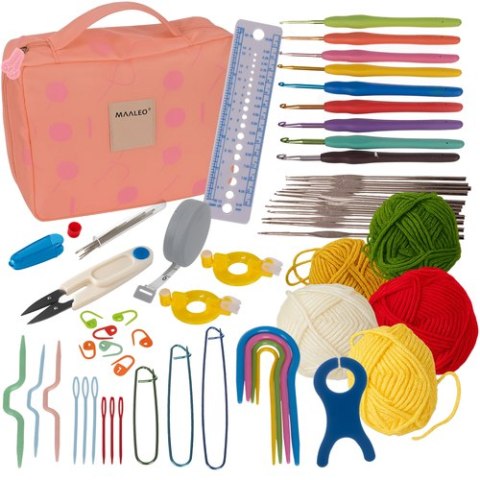 Zestaw do szydełkowania 58el. Maaleo 25692