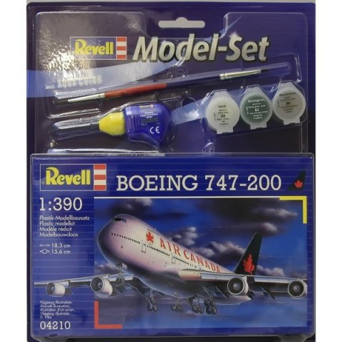 Model plastikowy boeing 747-200