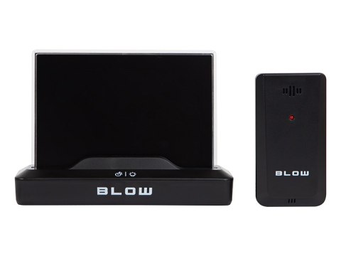 50-386# Stacja pogodowa bezprzewodowa blow ws104 czarna"