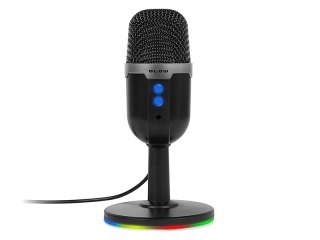 85-054# Mikrofon studyjny z podstawką blow led