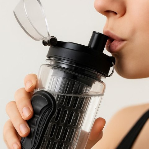 Bidon na wodę z pojemnikiem 1L Trizand 25815