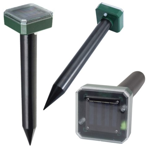 Solarny Odstraszacz Kretów Gryzoni Wbibracje Dźwiękowe 370m?