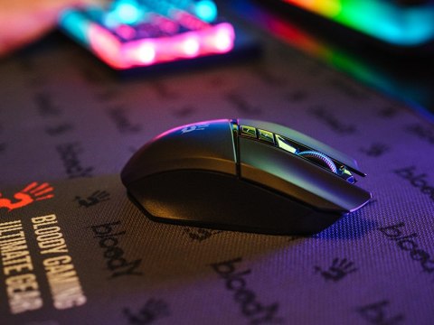 Mysz A4TECH BLOODY R36 ULTRA WRLS 2,4G+USB (Black)