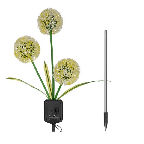 Ogrodowe ozdobne lampki solarne Rebel- czosnek ozdobny