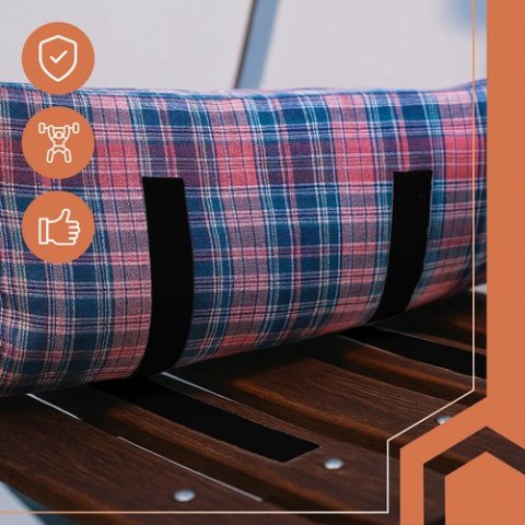 Rzep samoprzylepny czarny 5m x 2,5cm Ruhhy 24237