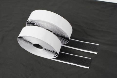 Rzep samoprzylepny czarny 5m x 2,5cm Ruhhy 24237