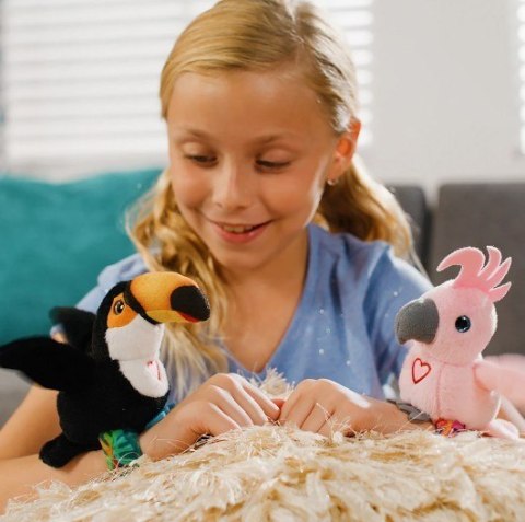 Maskotka interaktywna happy yappers wesołe gadułki - kakadu