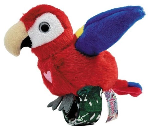 Maskotka interaktywna happy yappers wesołe gadułki - papuga czerwona