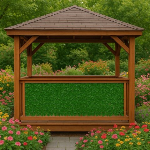 Żywopłot sztuczny na balkon 5x0,5m Gardlov 25342