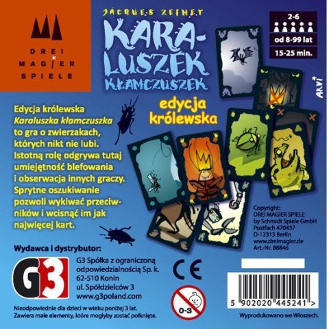 Gra karaluszek kłamczuszek (edycja królewska)