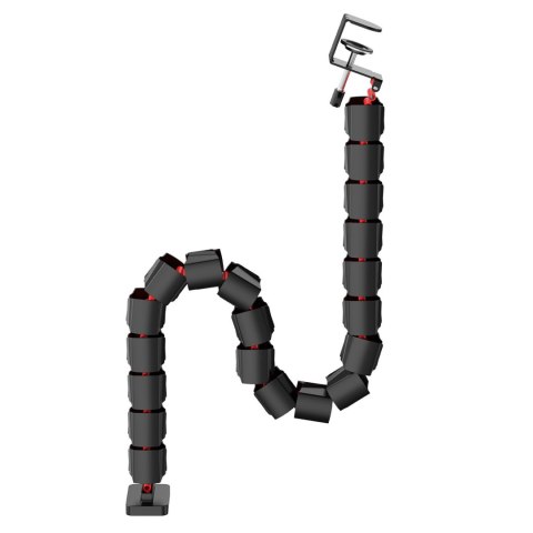 Organizer kabli / maskownica do biurka Nano RS, 1345mm, czano czerwony, RS125