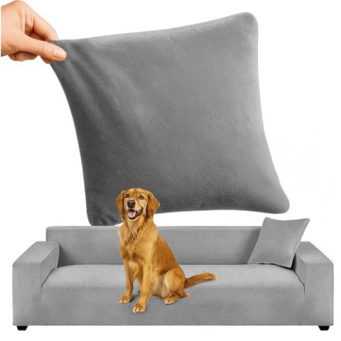 Pokrowiec na kanapę 190-230cm c. szary Ruhhy 26181