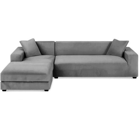 Pokrowiec na kanapę 190-230cm c. szary Ruhhy 26181